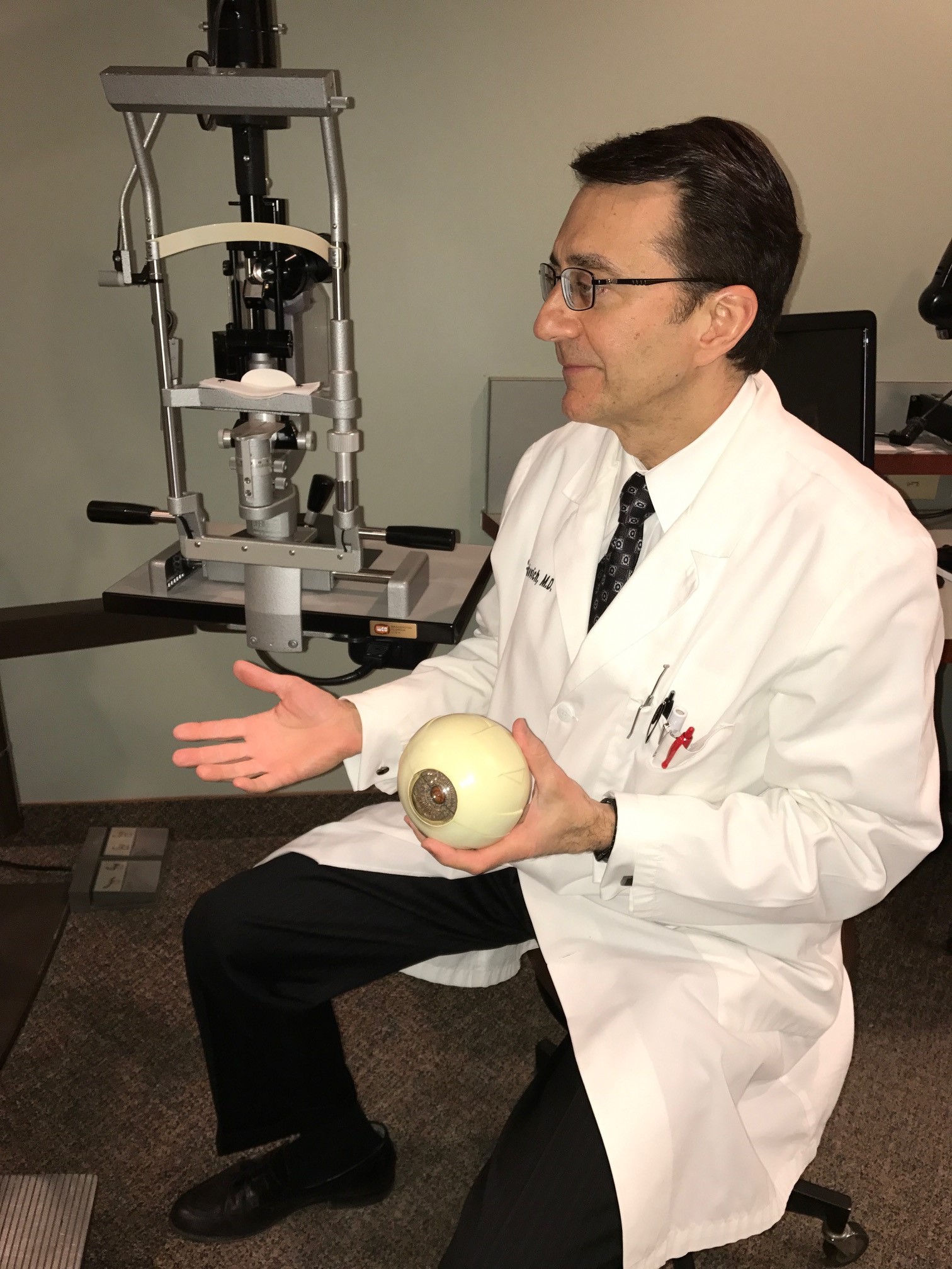 Doctor explaining